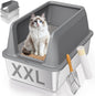 Stainless Steel Sifting Litter Box by Yoochee