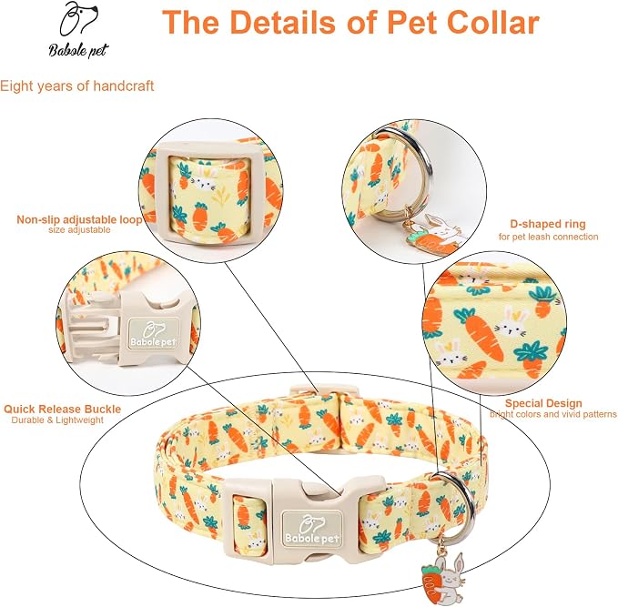 Easter Dog Collar for Large Dogs - Image 3