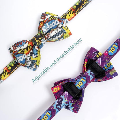 Faygarsle 2 Pack Cotton Designer Breakaway Cats Collar - Image 3
