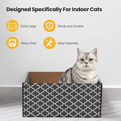 Cardboard Cat Scratcher Box - Image 2