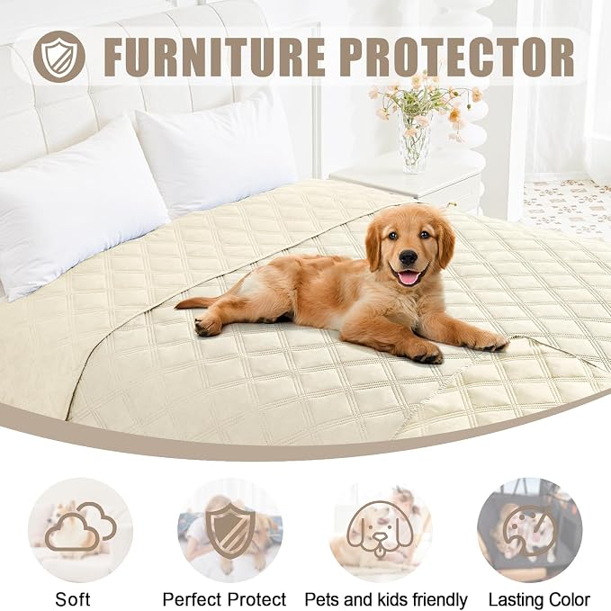 Smiry Waterproof Dog Bed Cover Blanket 30x53, Soft Reversible Pet Blanket - Image 8