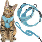 Voyager Escape-Proof Step-in Lock Cat Harness & 5ft Neoprene-Handle Leash Set by BestPetSuppliesLLC