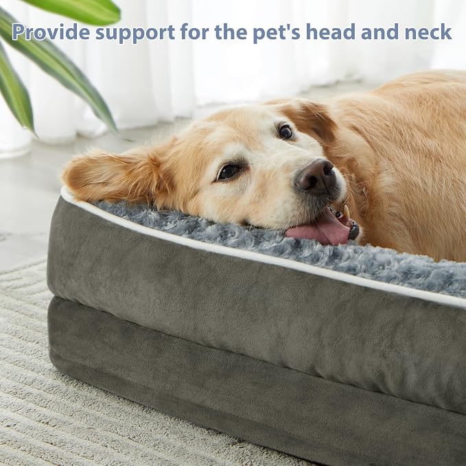 BFPETHOME Orthopedic Dog Beds for Large Dogs-Waterproof Sofa Pet Bed - Image 2