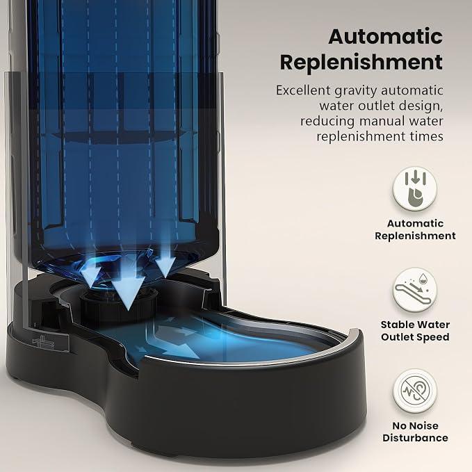 CZPET Dog Water Bowl Dispenser, 8L Automatic Dog and Cat Water Dispenser - Image 5