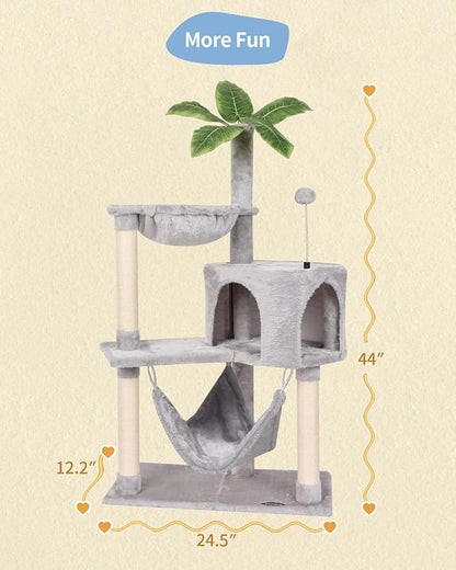KIYUMI Cat Tree Cat Tower Condo - Image 6