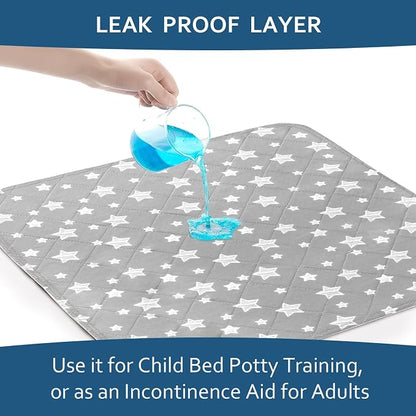 Waterproof Bed Pads Washable, Absorbent Chuck Pads - Image 2