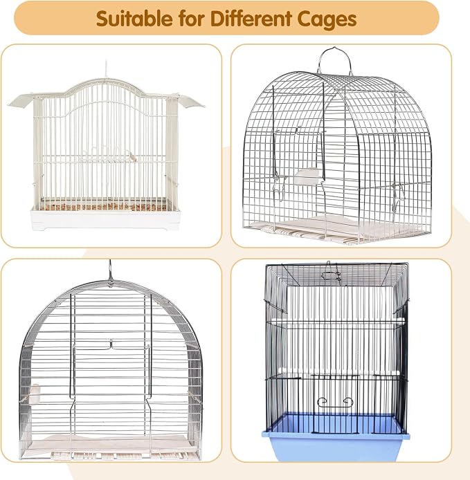 Bird Cage Seed Catcher, 60-118'' Large Bird Cages Cover, 31.5'' H Adjustable - Image 6