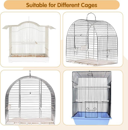 Bird Cage Seed Catcher, 60-118'' Large Bird Cages Cover, 31.5'' H Adjustable - Image 6