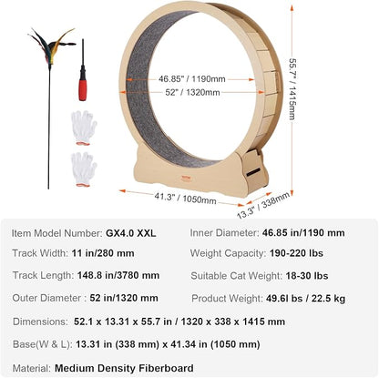 VEVOR Cat Exercise Wheel, Running Wheel - Image 7