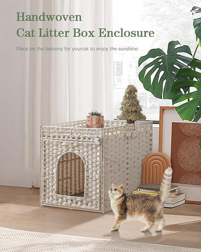 Cat Litter Box Enclosure Furniture, Hidden Litter Box - Image 6