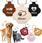 Custom Leather Pet Fur Keychain – Personalized Memorial Keepsake Keyring by Unknown