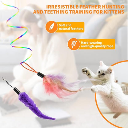 Interactive Cat Toys for Indoor Cats, Automatic Hanging Electric Cat Teaser - Image 4