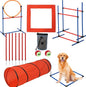 CuisinSmart Dog Agile Course Backyard Set, Dog Obstacle Course Backyard by Unknown