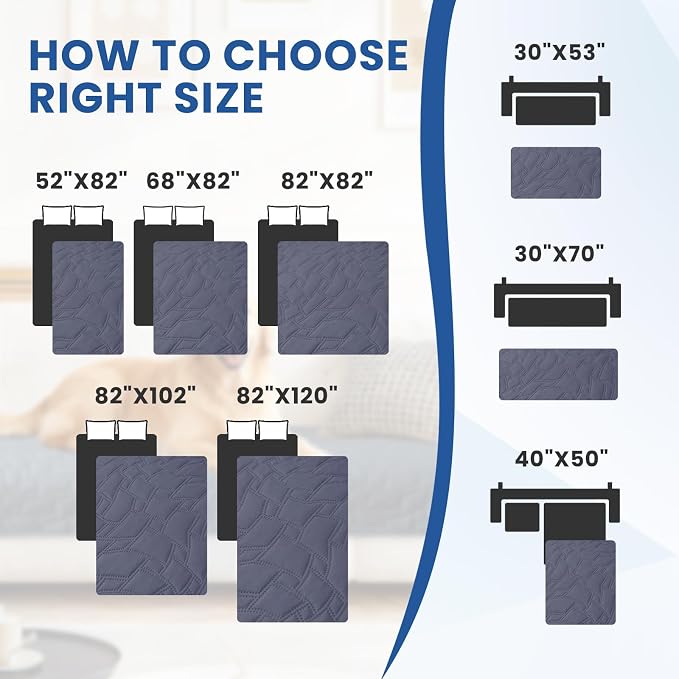 Waterproof Dog Blanket, Non-Slip Soft Pet Bed Cover, Couch Cover - Image 4