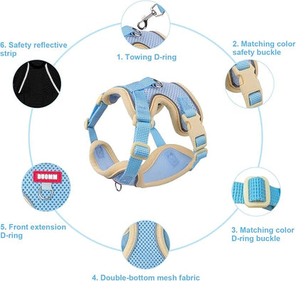wanheart Cat Harness and Leash Set Escape-Proof Adjustable cat Leash and - Image 2