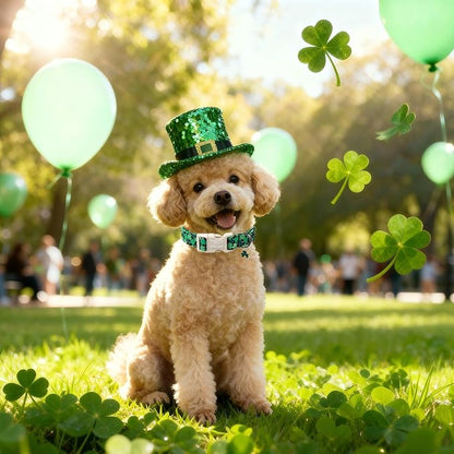 St Patricks Day Dog Collar for Small Dogs - Image 2