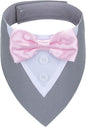 ADOGGYGO Formal Dog Tuxedo Wedding Pet Bandana Collar by ADOGGYGO