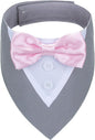 ADOGGYGO Formal Dog Tuxedo Wedding Pet Bandana Collar by ADOGGYGO