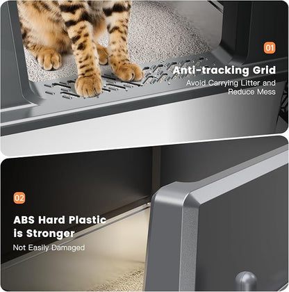 XXL Stainless Steel Cat Litter Box - Image 7