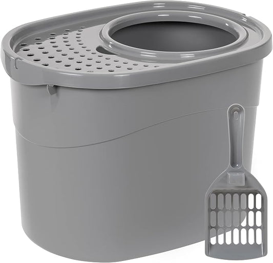Amazon Basics Large Cat Litter Box by AmazonBasics