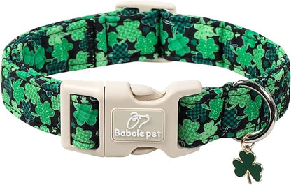 St Patricks Day Dog Collar for Puppy Small Dogs by Babolepet