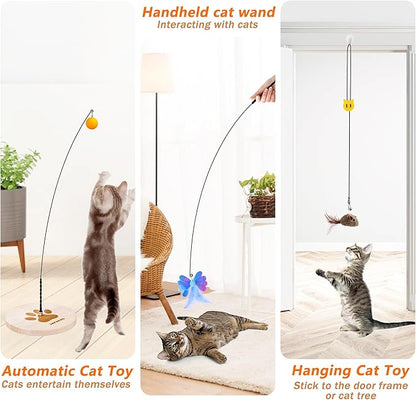 JXFUKAL Interactive cat Toy, Automatic Cat Wand Toy - Image 4