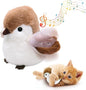 Cat Toys, Flapping Wings Sparrow, No Flying, Chirping Bird Interactive Catnip by KreizyGo