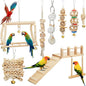 10 Pcs Parrot Swing Toys and Bird Perches Platform by Sonwyoung