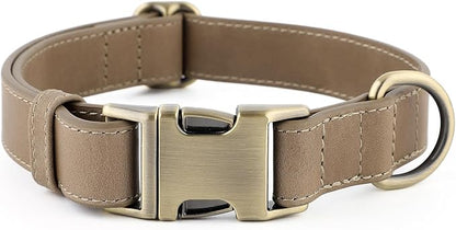 Plutus Pet Genuine Leather Dog Collar – Adjustable Pet Collar by PLUTUSPET