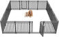 Dog Fence Outdoor for Yard Indoor Dog Playpen 32" Height 16 Panels Portable Dog by Petorldog