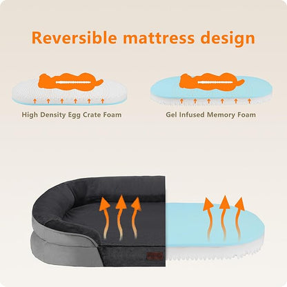 Dwanton Orthopedic Dog Bed for Extra Extra Large Dogs - Image 3