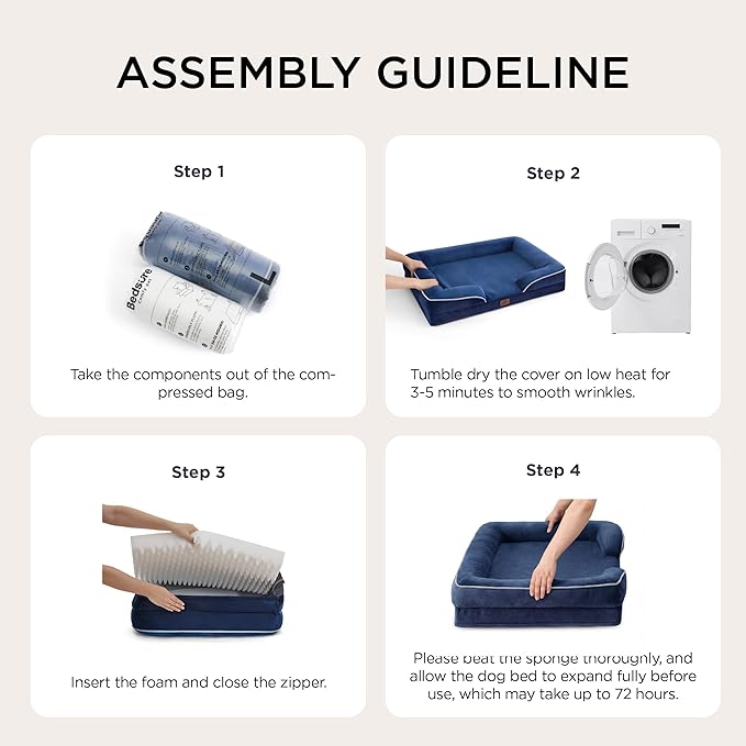 Bedsure XL Plus Orthopedic Dog Bed - Image 8