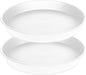 2 Pack of 17 inch Plant Saucer, 2.3" Depth Tray, Large Deep Garden Plastic by Bleuhome