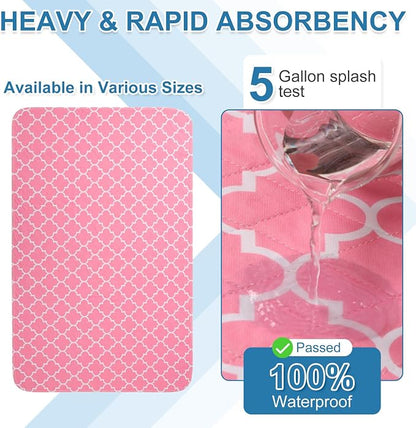 OUTCREATOR® Washable Bed Pads 34" x 76", Incontinence Mattress Protector - Image 2