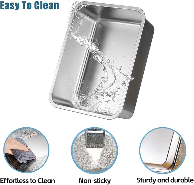 Stainless Steel Cat Litter Box - Image 4
