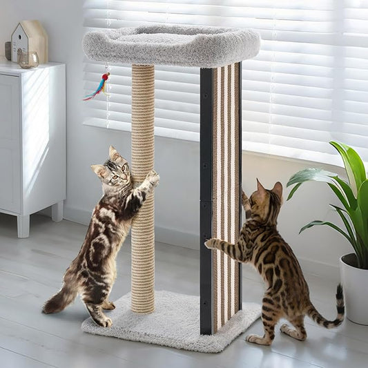 Veehoo 35" Tall Cat Scratching Post by Veehoo