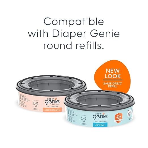 Diaper Genie Complete Pail | Includes 3 Refills that hold up to 810 - Image 11