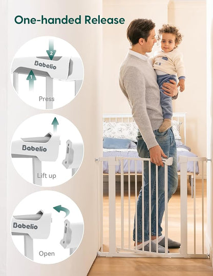 BABELIO Safety Gate Door Fits for Stairs, Narrow and Wide Doorways - Image 8