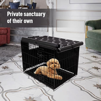 Pet Prime Dog Crate Cover for Wire Cages 24 30 36 42 48 Inch Outdoor Pet Kennel - Image 5