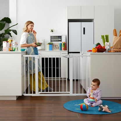Mumeasy Baby Gate Extra Wide, 29.5"- 51.5" Pressure Mounted Dog Gate - Image 4