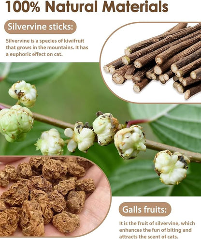 Tocirelo Cat Toys Silvervine Sticks - Image 2