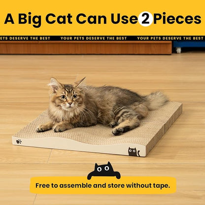 Cat Scratcher, Durable Scratch Pad, Corrugated Cardboard Scratching Board - Image 7