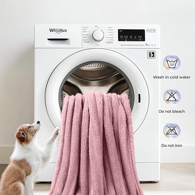 LINENLUX 1 Pack 3 Soft Fleece Dog Blanket - Image 5