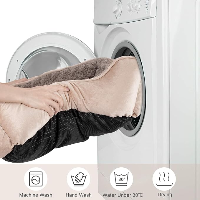 JOEJOY Rectangle Dog Bed for Large Medium Small Dogs Machine Washable Sleeping - Image 6