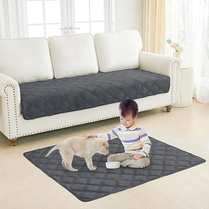 Smiry Waterproof Dog Bed Cover Blanket 40x90, Soft Reversible Pet Blanket - Image 7