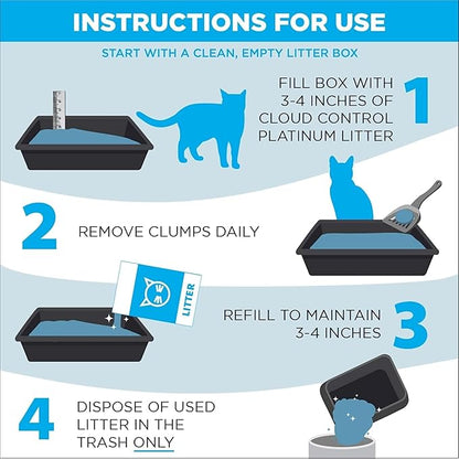 ARM & Hammer Cloud Control Platinum Clumping Cat Litter Odor Control, 27.5 lbs. - Image 8