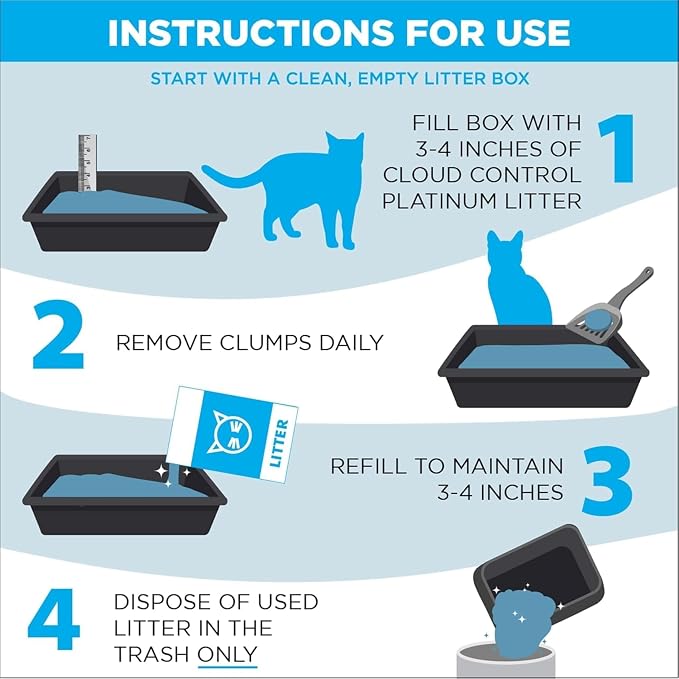ARM & Hammer Cloud Control Platinum Cat Litter, Hypoallergenic, 14-Day Odor - Image 7