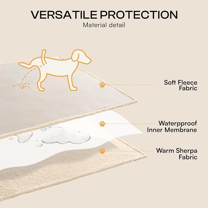 Luciphia Waterproof Pet Blanket, Liquid Pee Proof Dog Blanket - Image 4