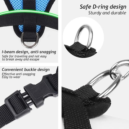 shudyear Summer cat Chest Harness and Leash, Anti-Escape Adjustable Soft mesh - Image 5