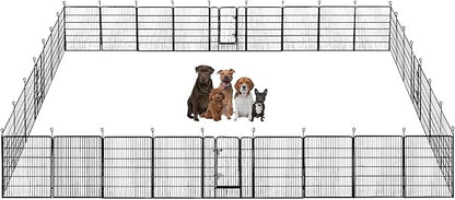 BestPet | Dog Playpen | 40 Inch, 32 Panels | Heavy Duty Metal Pet Exercise Pen by BestPet